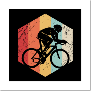 Cycling Retro Distressed Posters and Art